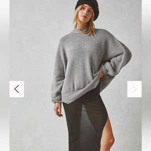 Free People Easy Street Tunic in Heather Grey